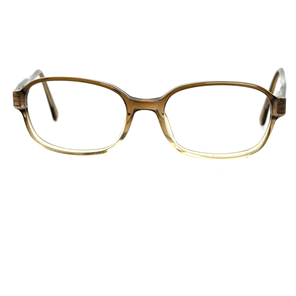Safilo Elasta 1127 53L Eyeglasses Frame Italy Full Rim Rectangular Brown H19549